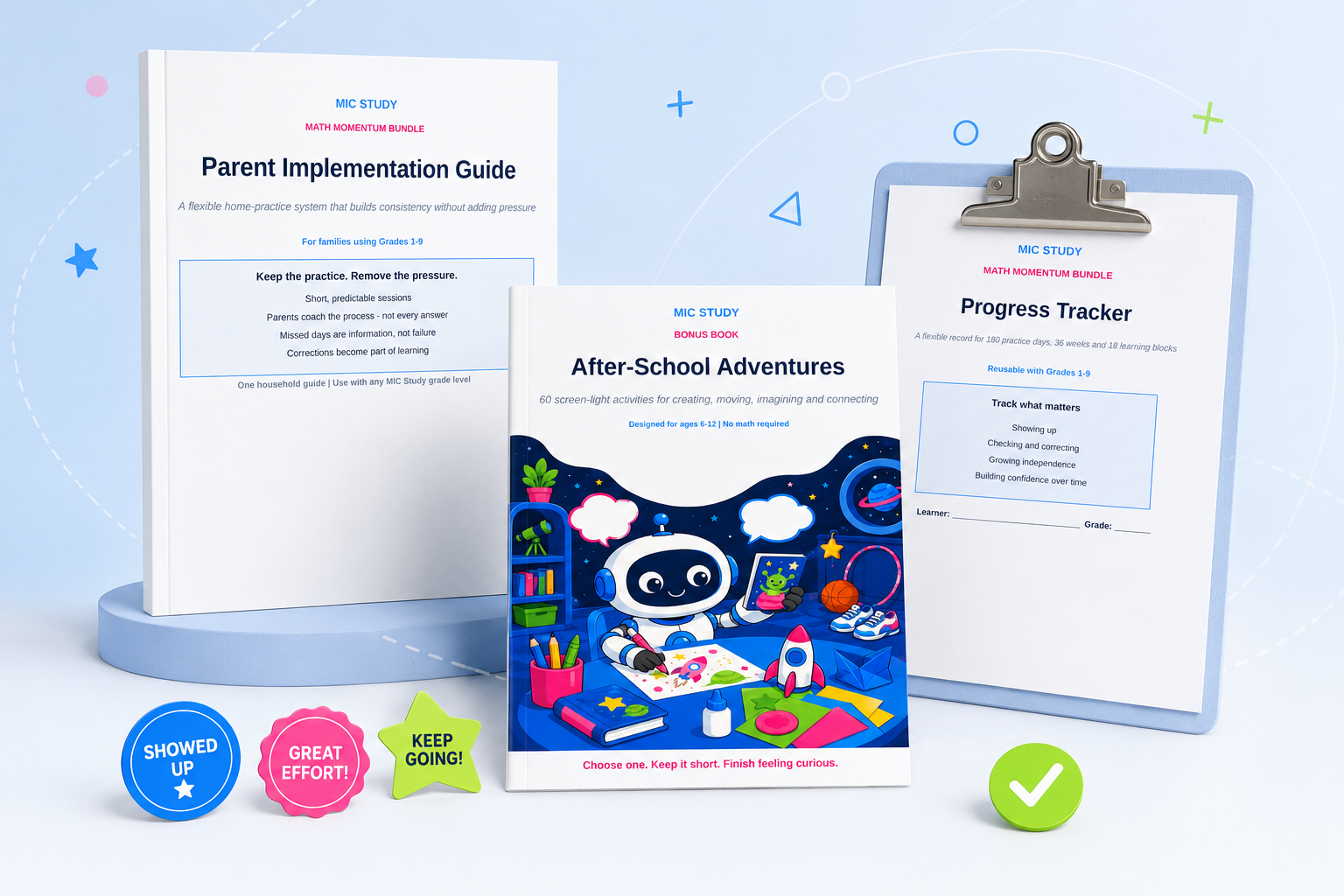 Sample activity pages from the bundle